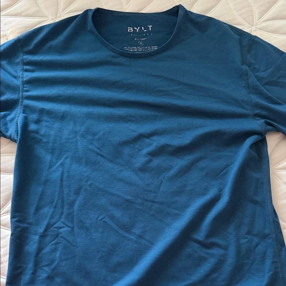 BYLT Basics Deep Blue Short Sleeve Tee